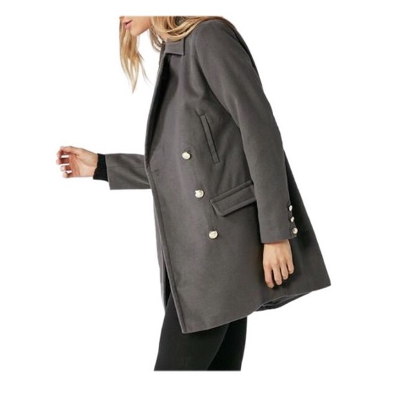 NWT Tornado Gray Naval Peacoat - Picture 3 of 5